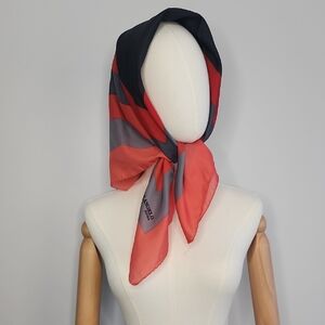 Michelangelo Bold Striped Scarf in Red and Gray